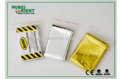 China Customized Silver Emergency Thermal Blanket / Waterproof Emergency Foil Blanket supplier