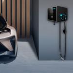 Ocpp 3phase Wall Mounted Fast EV Charger European Standard 22kw With Pillar for sale