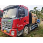 Small Portable Mobile Diesel Electric Hydraulic Trailer Loaded Micro Concrete Pump Cement Pump for sale