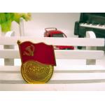 Die Casting Metal Brooch Pin , communist enamel pin Zinc alloy for sale