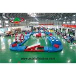 Mobile 20 X15M Inflatable Aquatic Sport Park Logo Printed for sale