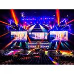 Full Color Video Wall Background Dj Stage Rental Led Display Screen Curved 8X5 P3 P3.91 P3.9 3.9Mm for sale