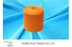 China Customized Ring Spun Dyed Polyester Yarn 100% Polyester Anti-  Bacteria For Bedsheet supplier