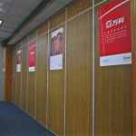 Wooden Sound Insulation Movable Foldable Partition Wall For University for sale