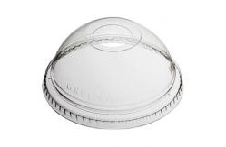 China Polylactic Acid Sheet Lids Clear Disposable PLA Cold Coffee Cup Cover supplier