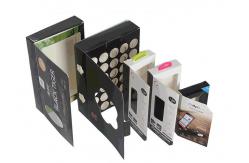 China Custom Printed Paper Electronic Packaging Book Style Recycled Box With Logo supplier