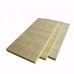 ISO Fireproof Hydrophobic Insulation Rock Wool Board Panels High Density for sale