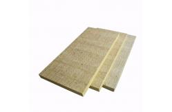 China ISO Fireproof Hydrophobic Insulation Rock Wool Board Panels High Density supplier