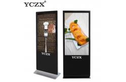 China Commercial Indoor Advertising LED Display 1080P With 10 Points IR Touch Screen supplier