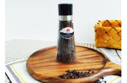 China Big Capacity Glass Salt and Pepper Grinders Refillable Grinder supplier