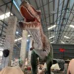 Theme Park  Realistic Animatronic Dinosaur T Rex With Movement / Sound Customization