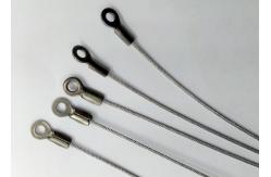 China Customized Galvanized 7x7 Or 7x19 Cable With Double End Wire Rope Eye supplier