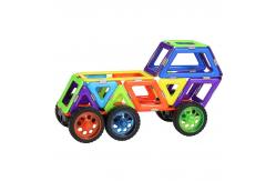 China Toddler Activities Magnetic Toy Vehicles Extended Jeep Magnetic Blocks Car supplier