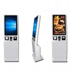 Touch Screen 43 Inch Self Order Kiosk With Qr Code Scanner for sale
