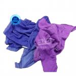 Wholesale Colored Mixing Wiping Machine Cloth all cotton Colored industrial cleaning cloth rags for sale