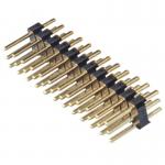 Triple Row 2.54 Mm Pin Header Dip 2 Pin Male Header Connector For PCBA Industry for sale