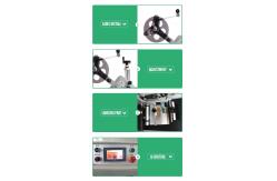China Automatic Labeling Machine for Flat Surface High Precision Plane Pouch Bag Sticker supplier