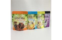 China 200g Aluminum Zipper Stand Up Pouches Packing Custom Gravure Printing For Protein supplier