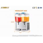Professional Auto Commercial Beverage Dispenser For Soft Drinks 18L×2 for sale
