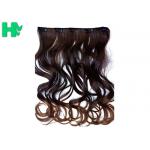 Silky Korea Clip In Synthetic Hair Extensions Heat Resistant Natural Looking for sale
