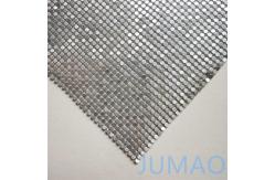 China Aluminum Metal Sequin Curtains For Architecture Metallic Silver supplier