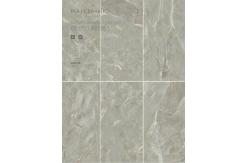 China Grey Glazed Polished Porcelain Tile 600*1200 / Marble Look Floor Tile supplier