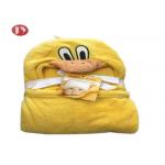 Soft Baby Hooded Blanket Microplush Swaddle Cute Animal Design For Kids for sale