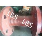 3000m Rope Capacity Wire Rope Winch Drum With Helix Groove for sale