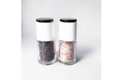 China refillable 120ml Glass Ceramic Salt And Pepper Mills supplier