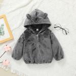 Casual Cartoon Baby Hooded Top Coat Winter Children'S Clothing for sale