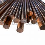 Heat Treating Beryllium Copper C17200 BE Bronze Round Bars 10mm 20mm 30mm for sale
