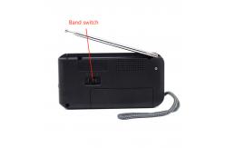 China XIBOMAN DK-1705 FM AM Partable Radio With Bluetooth And AA Battary Support Portable Customize Big LOGO and Bluetooth supplier