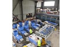 China 90*90 mm Pallet Block Machine in Lithuania for European Pallet supplier