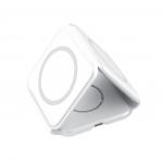 white black 3 In 1 Foldable Wireless Charger Supports Iphone Iwatch Airpods Earphones for sale