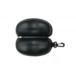 Pure Black Color EVA Glasses Case Waterproof PU Fabric 160*80*60MM for sale