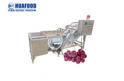 China SUS304 Fruit And Vegetable Washing Machine Grape Cleaner Machine supplier