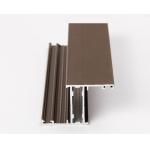 6063-T5 Sand Powder Coated Aluminum Extrusions Broken Bridge Aluminium Section