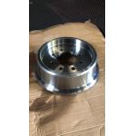 Driven Steel Crane Wheels , Forged Railroad Car Wheels For Bridge ODM for sale