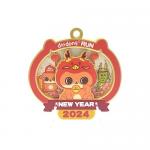Custom Fun Run Holiday Medal Enameled Awards With Logo Brand for sale