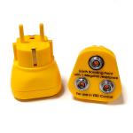 EU Plug Type Antistatic Point ESD Grounding Plug 1MOhm Resistor for sale