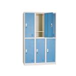Office metal furniture Knock-down Vertical 6 doors steel cabinets for sale