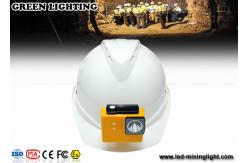China 8000 Lux Fire Proof Led Mining Helmet Lamp With 18650 Battery , High Brightness supplier
