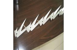 China Hot Dipped Galvanized Single Razor Fence Security Spikes 1.25m Length supplier