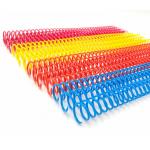 2 A4 Box Colorful Eco-friendly Matetrials Plastic Spiral Coil For Book Binding for sale