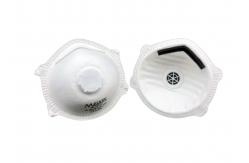 China FFP2V D Anti Pollution Dust Mask In Compliance With Dolomite Dust Clogging Test supplier