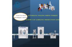 China Complete Packaging Automated Filling Machine Line PLC For Shampoos Lotions Body Creams supplier