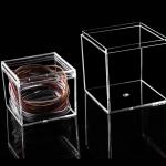 Custom Size Rectangle Clear Plastic Box Transparent Acrylic Box with Lid