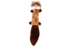 China Manufacturer no stuffing squeaky fox squirrel raccoon bea supplier
