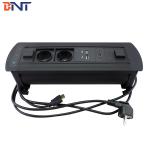 Round Corner Flip Up Plug Sockets With 2 EU Standard Power Outlets for sale