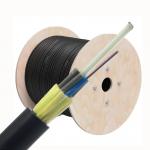 Black PE Jacket 96 144 288 Core Single Mode Optica Fiber Cable Adss For Overhead for sale
